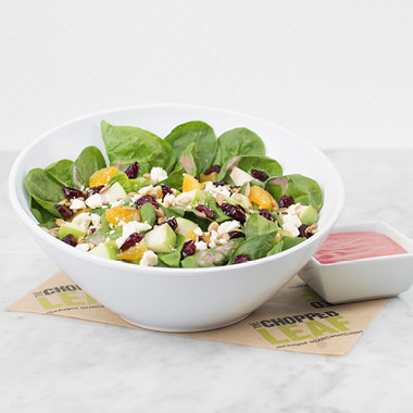 WestJet has partnered with fresh casual restaurant, The Chopped Leaf, to offer the restaurant's whole-foods on board WestJet aircraft. (CNW Group/WestJet)