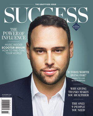 In the November issue of SUCCESS, SB Projects Founder Scooter Braun talks about feeling the need to stand up, make a difference and ignite change