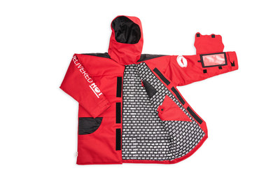 To mark the arrival of the new hot delivery system, Pizza Hut has designed a limited-edition “Pizza Parka,” made from the same materials used in the delivery pouch, plus pizza-inspired features, like: a weather-resistant outer crust, easy order window to allow users to order pizza from the sleeve, napkin gaiter and dual parmesan and red pepper pockets.
