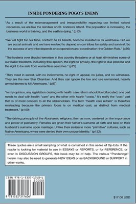 'Pondering Pogo's Enemy - One Op-Ed at a Time': A Selection of Op-Ed Pieces by Herb V