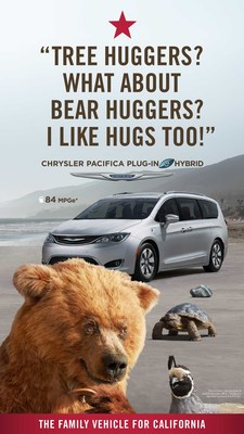 Chrysler brand launches California-specific multimedia marketing campaign for Chrysler Pacifica Plug-In Hybrid Minivan