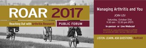 Media Advisory - Join Us! Public Forum on Managing Arthritis Features Leading Experts in Arthritis Research