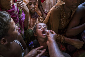 Camps rohingyas au Bangladesh : lancement de la deuxième plus grande campagne de vaccination orale contre le choléra de l'histoire