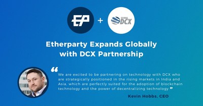 Etherparty Expands Globally with DCX Partnership (CNW Group/Etherparty)