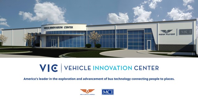 New Flyer Announces Official Opening of its Anniston,Alabama-based Vehicle Innovation Center set for October 12, 2017: North America’s First Innovation Lab for Bus and Coach Technology