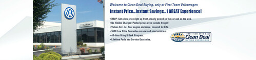 Highlights of the First Team Volkswagen Clean Deal Buying Experience.