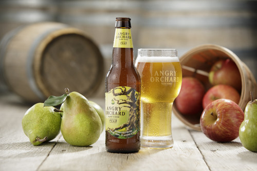 Introducing Angry Orchard Pear, a new hard cider crafted with apples and pears.