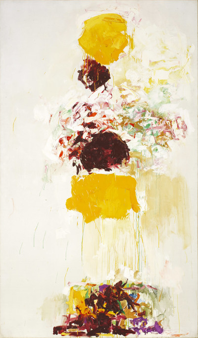 Joan Mitchell, Untitled, about 1969. Oil on canvas, 194.8 × 113.7 cm. Private collection, Paris © Estate of Joan Mitchell. Photo: Patrice Schmidt (CNW Group/Musée national des beaux-arts du Québec)