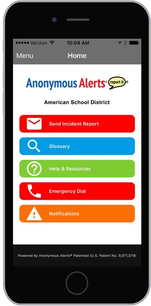 Anonymous Alerts® Anti-Bullying Mobile App Is Implemented by Over 32 Texas School Districts in Under 60 Days