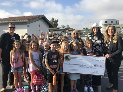 Discovery Elementary School in San Marcos Awarded $5,000 Barona Education Grant to Upgrade Classroom Technology
