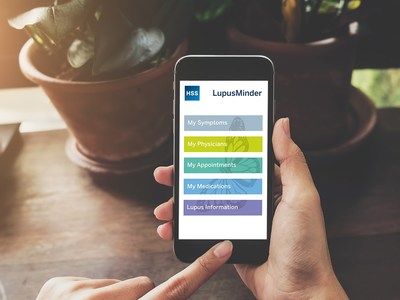 LupusMinder is a new mobile app developed by HSS that is designed to track medications, daily symptoms and appointments.