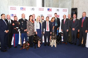 Five U.S. Military Dogs Receive Nation's Top Honors for Valor at American Humane's 2017 Lois Pope K-9 Medal of Courage Awards