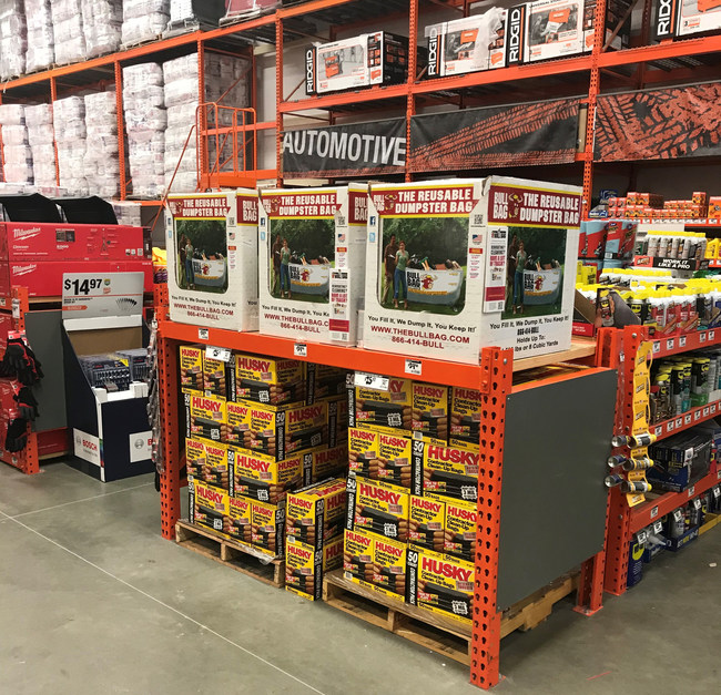 Family Owned BullBag Dumpster Bag Launches in Houston, Texas Home Depot
