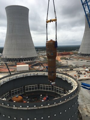 Second steam generator placed for Vogtle Unit 3