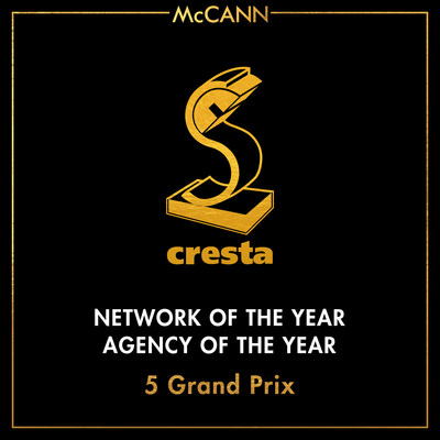 McCann Named Network and Agency of the Year at the Cresta Awards