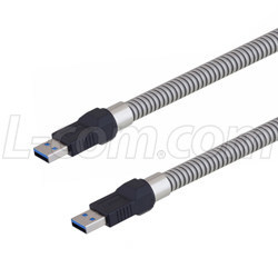 L-com推出用于极端环境的新型USB 3.0铠装线缆
