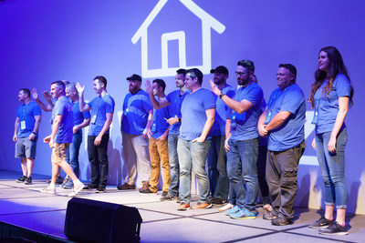 The LiveRez engineering team took the stage Monday after the company announced its new technology.
