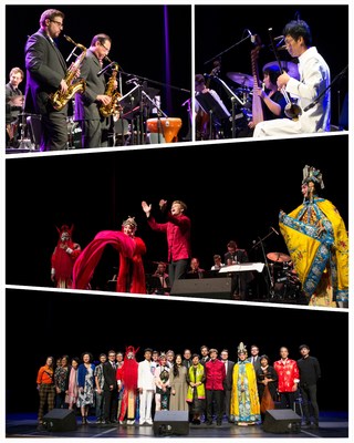 The photos of the concert of "Crossing Chinese Opera with Jazz"
