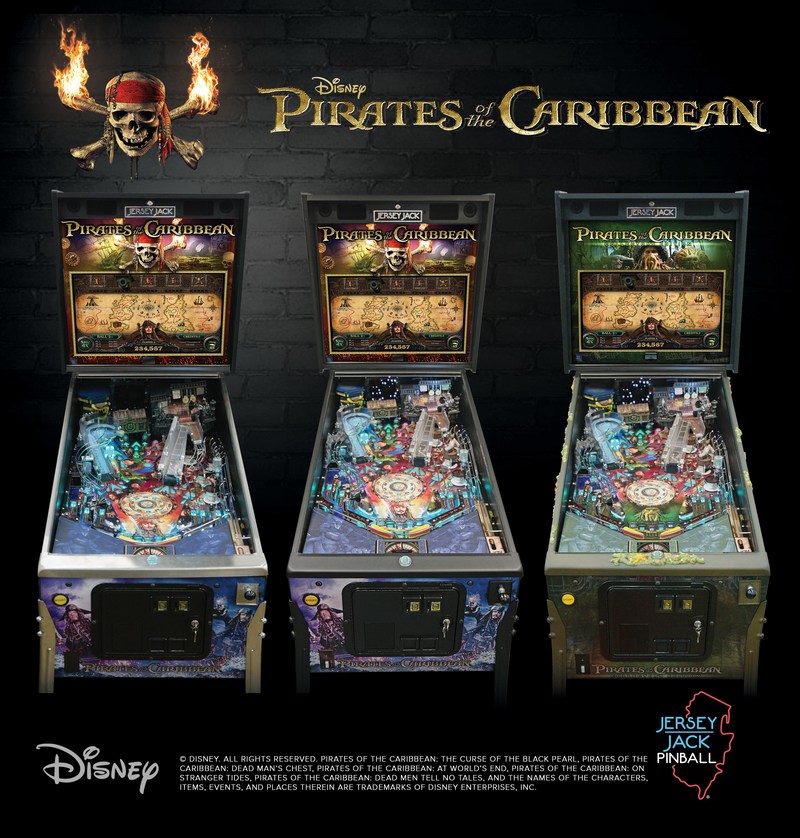 Jersey Jack Pinball Unveils Disney’s Pirates of the Caribbean