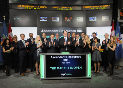 Ascendant Resources Inc. Opens the Market (CNW Group/TMX Group Limited)