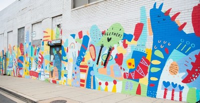 Instagram’s #KindComments mural at Union Market