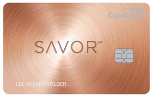 Capital One® Launches The Savor(SM) Card, A New Cash Back Card That Rewards People For Food And Dining Purchases