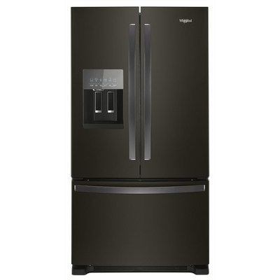 Whirlpool 25-Cu.-Ft. French Door Refrigerator - Black Stainless