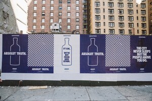 Absolut® Launches "Absolut Truth" 2018 Campaign in New York City