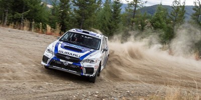 Subaru remporte le Championnat des constructeurs 2017 du CRC avec sa victoire au Pacific Forest Rally (Groupe CNW/Subaru Canada Inc.)