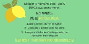 When Life Gives You Lemons...Help Save Lives and Take the #NoPuckerChallenge To Raise Awareness for Niemann-Pick Type C