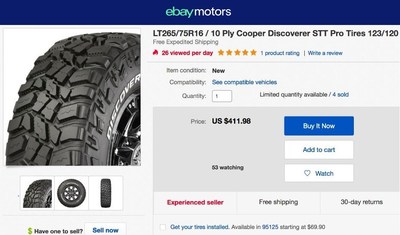 eBay Motors continues to innovate its shopping experience by introducing Virtual Tech and tire installations in the U.S.