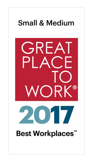 Great Place to Work® and FORTUNE Name Advisors Excel One of 2017's Best Small &amp; Medium Workplaces