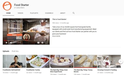 Food Starter launches video series for food entrepreneurs (CNW Group/Foodstarter)