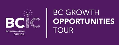 The six-city tour aims to grow regional economies across the province by connecting companies with business challenges to local innovators (CNW Group/BC Innovation Council)