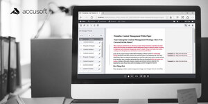 Accusoft adds document comparison and image tools in newest version of PrizmDoc HTML5 document viewer