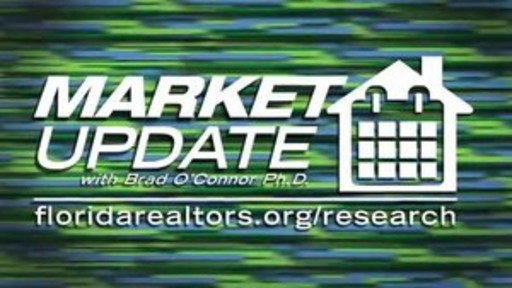 What’s happening in Florida’s housing market? Real estate is a vital part of the state's economy, and Florida Realtors® serves as the voice for real estate in Florida. In this Market Update, Florida Realtors® Chief Economist Dr. Brad O’Connor reports on the statewide impact  Hurricane Irma had on Florida's housing market.
