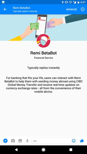 CIBC launches Remi, a digital assistant that helps clients track FX rates and easily send money overseas through Messenger