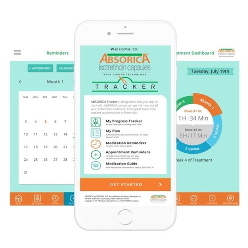 Sun Dermatology Launches ABSORICA® (isotretinoin) Tracker App to Help Patients Track Progress