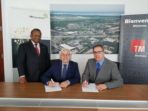 Technoparc Montréal et FPInnovations sont fiers d'annoncer la signature de l'achat des terrains pour la mise en œuvre de FPInnovations au Technoparc de Montréal