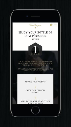 Dom Pérignon Launches 1 Hour On-Demand Delivery in San Francisco with Thirstie