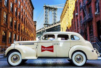 Budweiser is Unveiling a Fleet of Vintage Cars in Manhattan in Partnership with Lyft on Wednesday, October 25