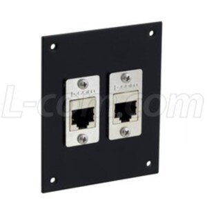 L-com Introduces New Line of Universal Sub-Panels with USB, DisplayPort and Cat6a RJ45 Couplers