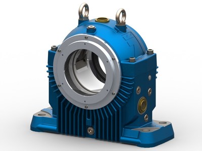 A Zollern bearing with pedestal housing.