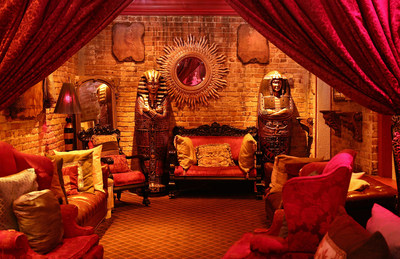 The Séance Lounge at Muriel's Jackson Square in New Orleans, LA is supposedly still haunted by the spirit of a man who lost the estate in a card game.