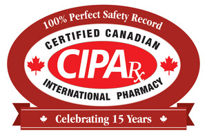 The Canadian International Pharmacy Association (CIPA) Celebrates 15th Anniversary, 100 Percent Perfect Safety Record