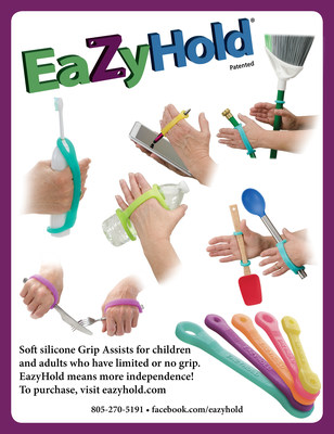 EazyHold Silicone Adaptive Aid (Infant to Adult) for Limited Hand Function,  Poor Grip, Limb Loss, Cerebral Palsy, Stroke, Tremors, Arthritis, ALS.