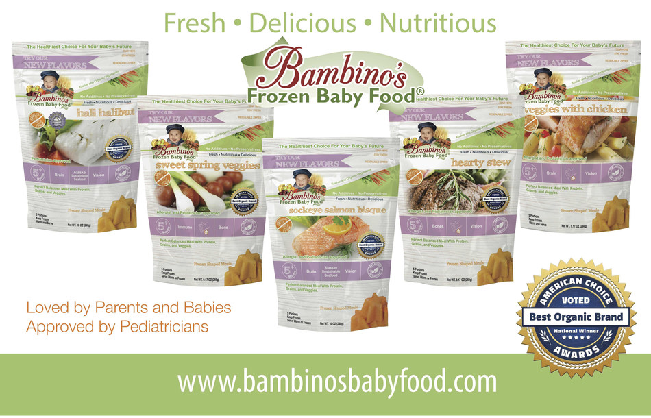 Bambino's Baby Food Creates Frozen Star Shaped Meal to Address Teething