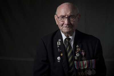 Second World War veteran and President of the Resident's Council at Sunnybrook's Veterans Centre Don Stewart. (CNW Group/Sunnybrook Health Sciences Centre)
