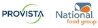 Provista and National Food Group form a partnership to bring new savings and solutions to Gaming and Hospitality Customers
