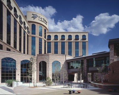 Sky Ridge Medical Center, one of HealthONE's hospital centers located in Denver, Colorado